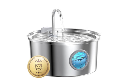 Stainless steel Pet water fountain